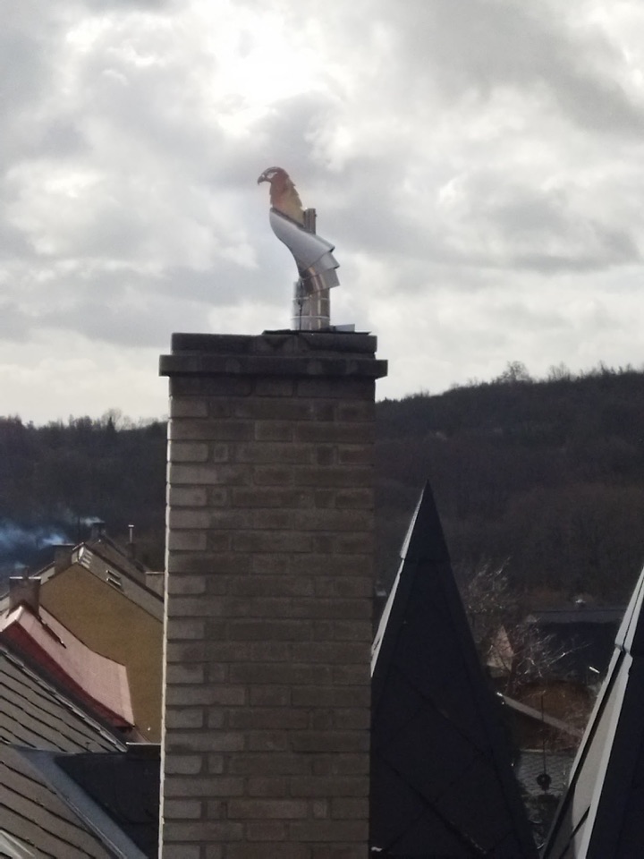 Měření tahu komína Kolešovice